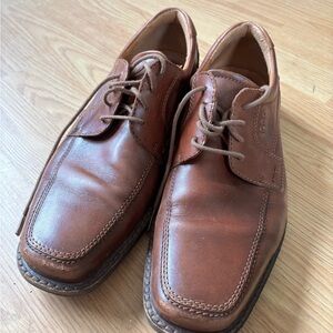 Ecco Men's Brown Leather Shoes